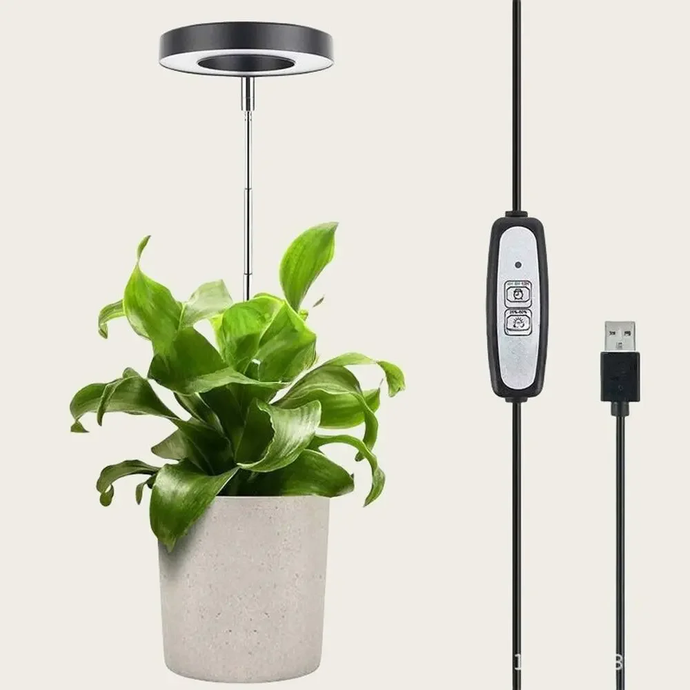Plant Grow Light Full Spectrum LED Grow Light Auto Timer for Indoor Plant US